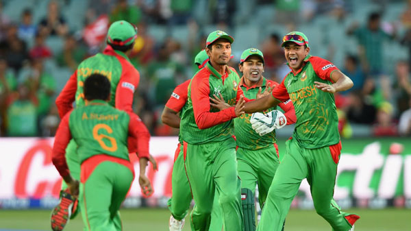 Bangladesh into quarters thrashing England