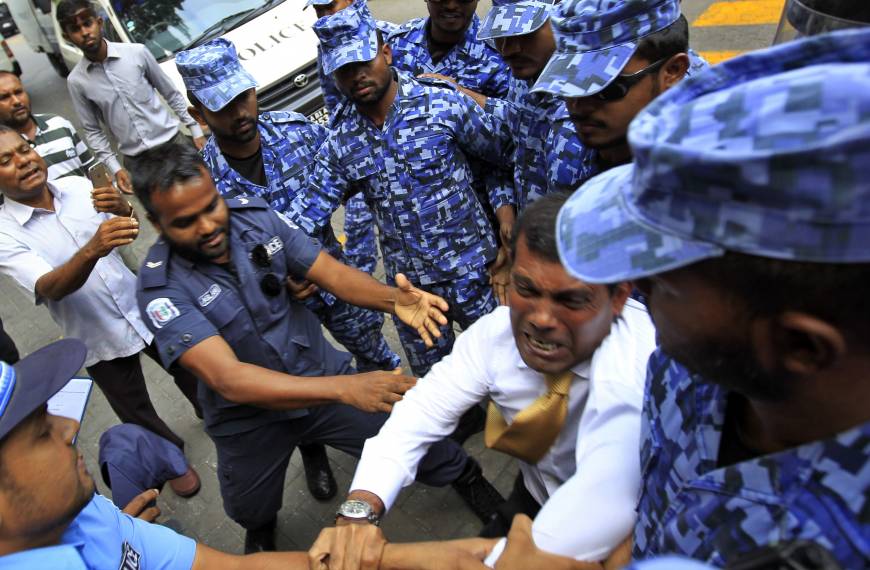 Maldives' ex-president sentenced to 13 years in prison