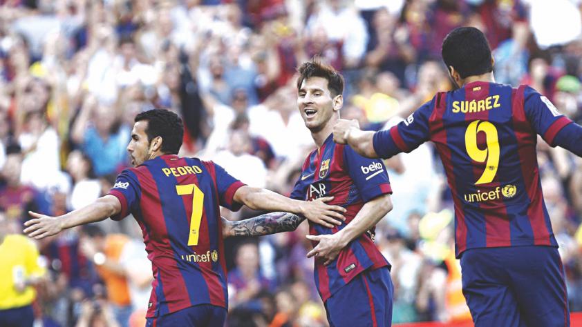 Barca march on towards glory