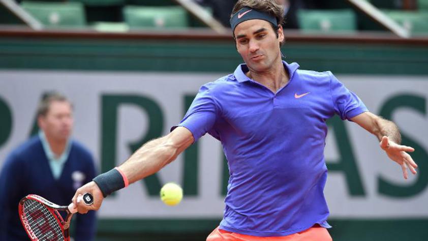 Leads over-30s into record French Open show......Federer 