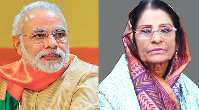 Indian PM is going to meet ............opposite leader & Khaledha Zia