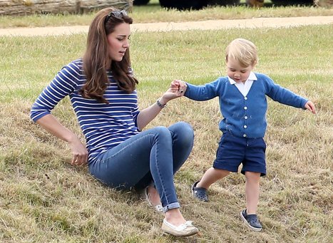 Kate Middleton Plays With Prince George at Polo..... England 