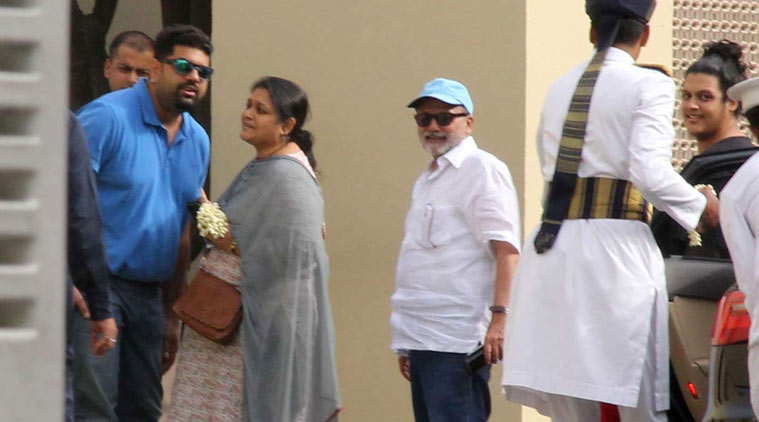 Shahid Kapoor’s family and  relatives get there in New Delhi for the 