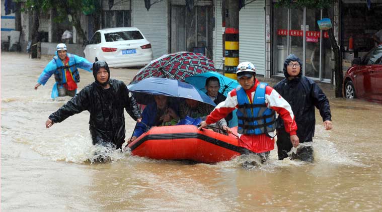 China beat by strongest typhoon seeing as 1949