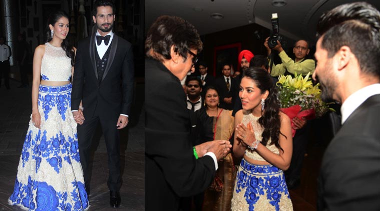 Shahid Kapoor and  Mira Rajput’s Mumbai wedding reception 