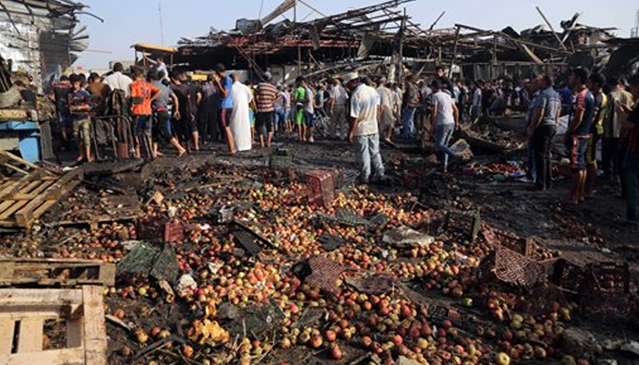 Baghdad truck bombing killed  38