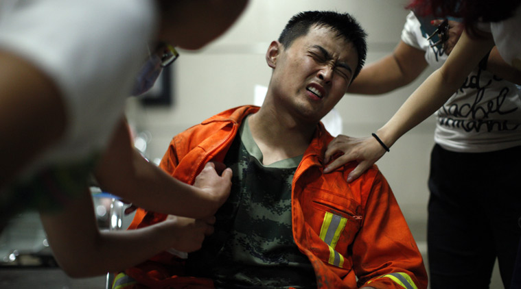 China warehouse  explosion 17 killed over 300 injured