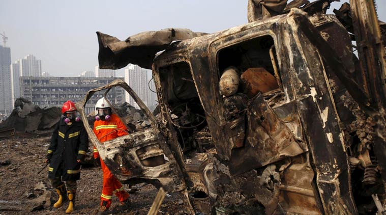 Tianjin explosion death toll rises to 112 with 10 firefighters missing 