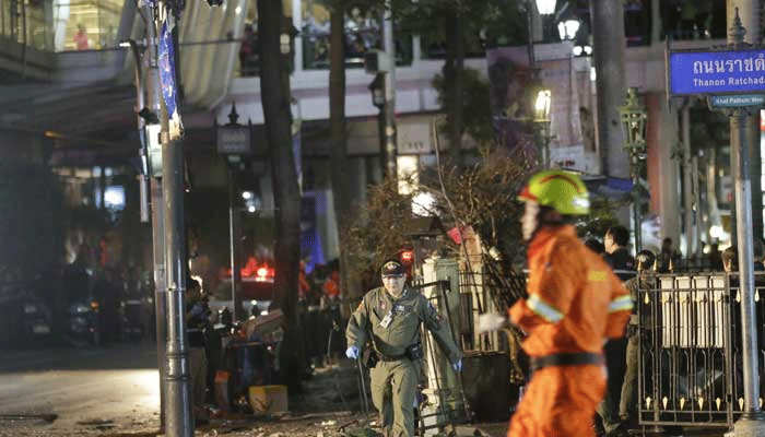 Bangkok Hindu shrine bombing 21 killed 