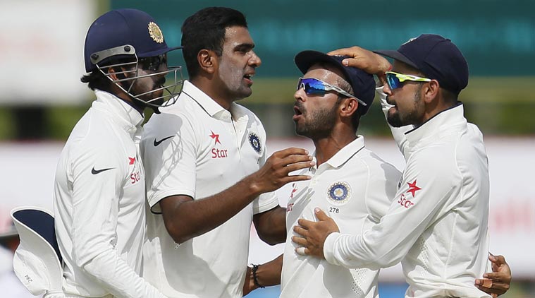 India's first innings score of 393, Sri Lanka ended second day's play at 140 for 3