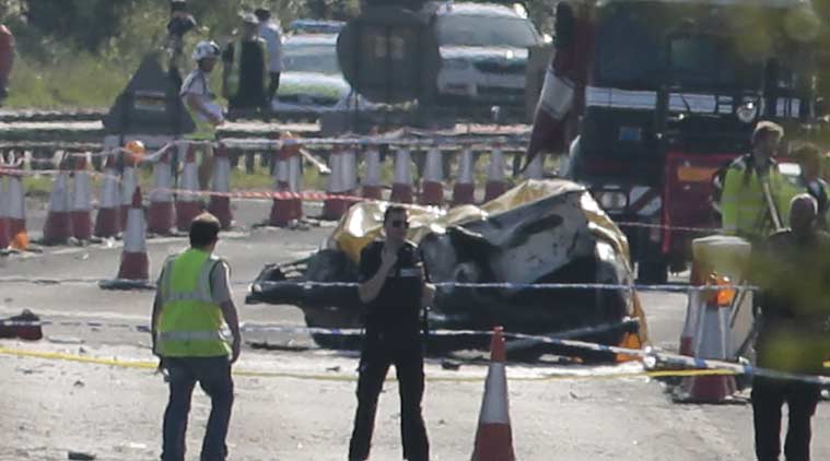  UK military jet crashes 7 people reportedly killed 