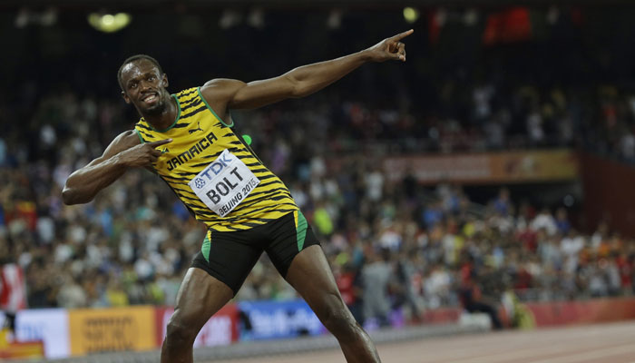 Usain Bolt looks to close on latest sprint twice 