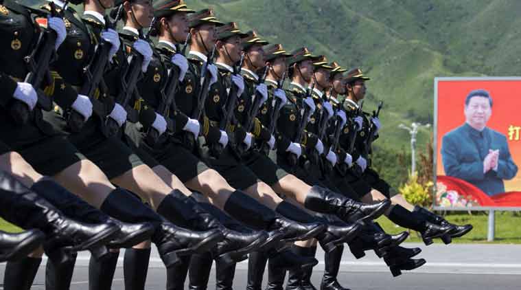 war parade of China