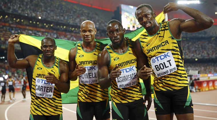 Usain Bolt wins sprint treble