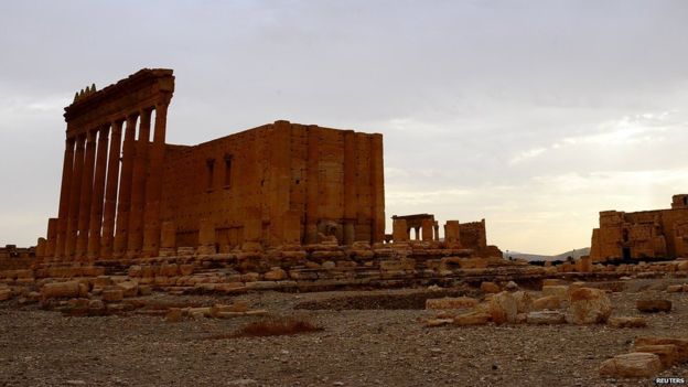 Palmyra's Temple of Bel 'destroyed' a satellite image confirms 
