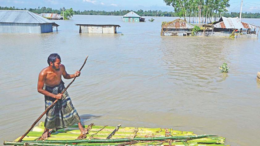  Floods engulf more than 12 districts in Bangladesh