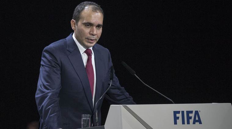 Prince Ali ran in the previous FIFA election in May 