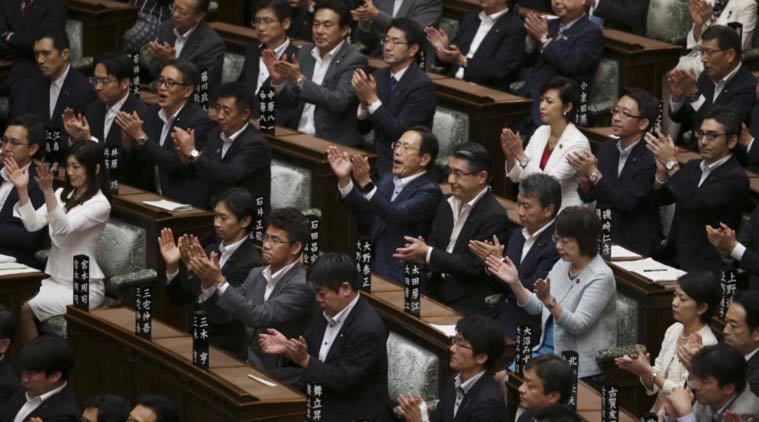 Japan security bills pass