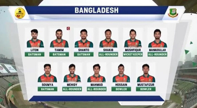 ব্রেকিং নিউজ: আগামীকাল ১ম ওয়ানডেতে শ্রীলঙ্কার বিপক্ষে যে একাদশ নিয়ে মাঠে নামছে বাংলাদেশ