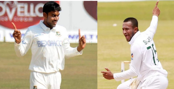 মিরাজ-সাকিবের ঘূর্ণিতে অল-আউট জিম্বাবুয়ে, বিশাল রানের লিড পেল বাংলাদেশ
