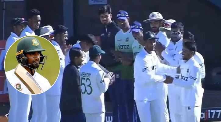 ১০০তে শেষ হওয়া ইতিহাসে প্রথম মাহমুদউল্লাহ