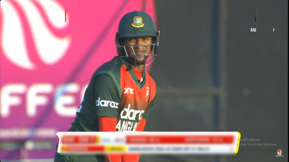 শেষ ৩৬ বল থেকে জয়ের জন্য বাংলাদেশের প্রয়োজন, দেখেনিন সর্বশেষ স্কোর