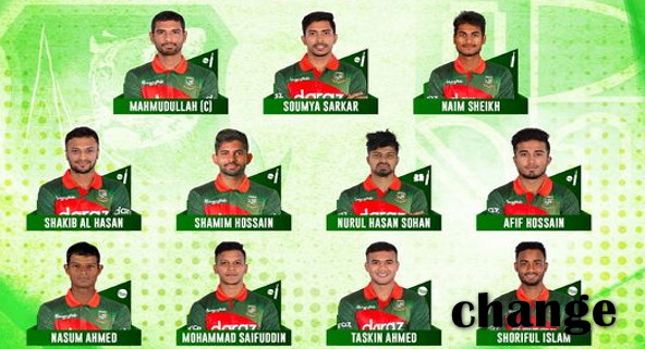 এক পরিবর্তন নিয়ে অস্ট্রেলিয়ার বিপক্ষে শক্তিশালী একাদশ ঘোষণা করলো বাংলাদেশ