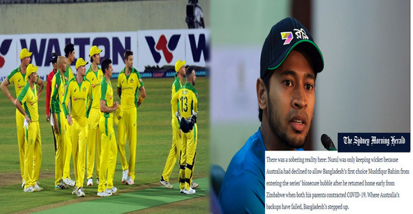 ৩০ বছরের ইতিহাসকে পাল্টে দিলো অস্ট্রেলিয়া, মুশফিককে নিয়ে যা লিখলো অজি মিডিয়া