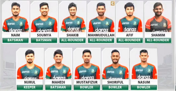 এক পরিবর্তন নিয়ে অস্ট্রেলিয়ার বিপক্ষে শেষ ম্যাচের জন্য শক্তিশালী একাদশ ঘোষণা করলো বাংলাদেশ