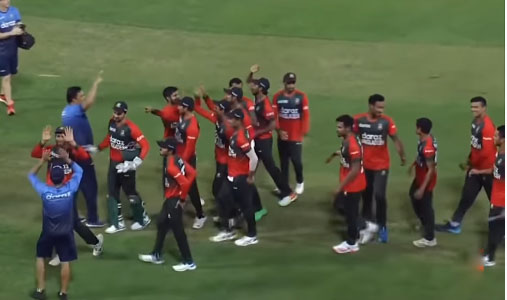 সবাই যখন ছুটিতে তখন এক জন টাইগার অনুশীলন নিয়ে খুব ব্যস্ত