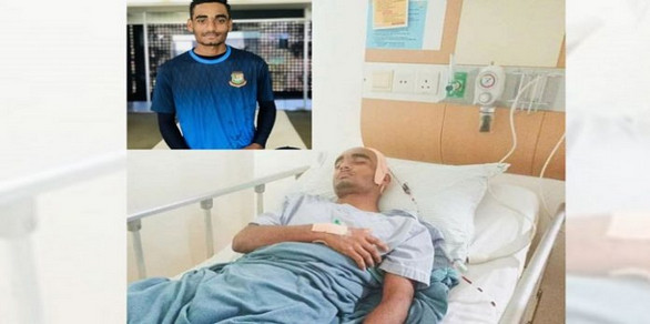 জেনেনিন মাথায় আঘাত পাওয়া যুব ক্রিকেটার তৌহিদুলের সর্বশেষ অবস্থা