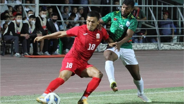 এইমাত্র শেষ হলো বাংলাদেশ বনাম কিরগিজস্তানের মধ্যকার ম্যাচ