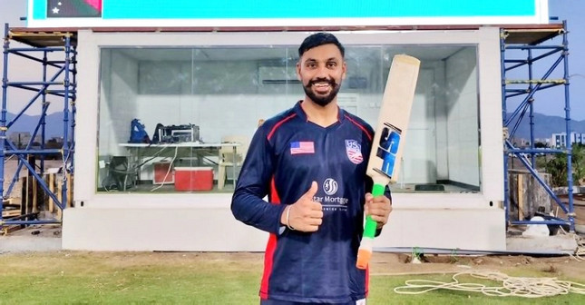 ওয়ানডে ক্রিকেটে নতুন ইতিহাস গড়লেন যুক্তরাষ্ট্রের ব্যাটসম্যান হাঁকালেন ছয় ছক্কা