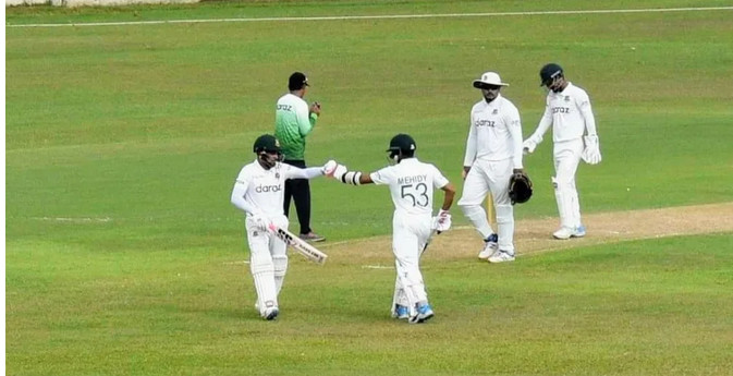 ২য় দিন শেষে কোণঠাসা শান্ত, মুমিনুলরা