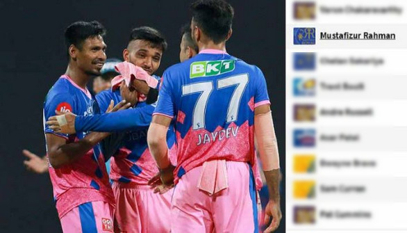 আইপিএলে উইকেট সংগ্রহের তালিকায় দুই নম্বরে উঠে গেলেন মুস্তাফিজ