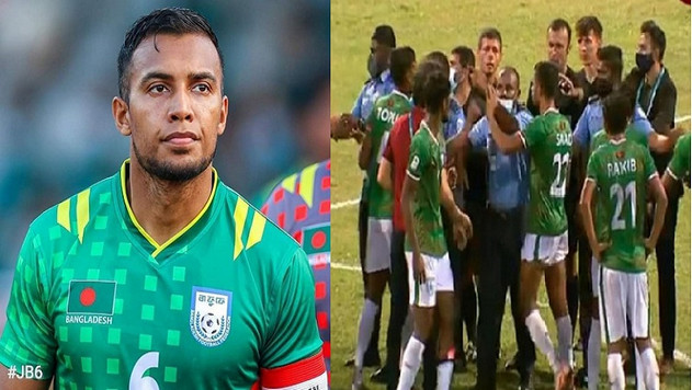 রেফারির সিদ্ধান্ত নিয়ে জামাল ভূইয়ার করা মন্তব্যে কেপে উঠলো পুরো ফুটবল বিশ্ব