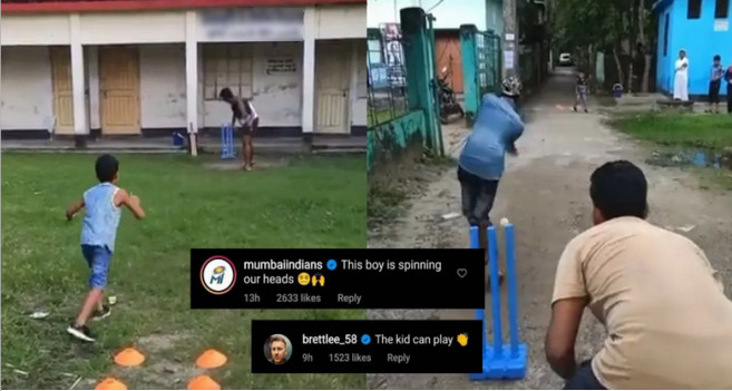 বাংলাদেশের ক্ষুদে লেগ স্পিনার এর সেই ভিডিও ভাইরাল, মুগ্ধ মুম্বাই ইন্ডিয়ান্স, ব্রেট লি, রাশিদ খান