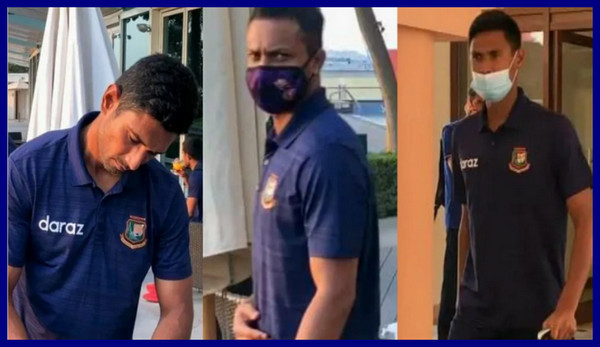 দুবাইয়ের পথে টিম বাংলাদেশ