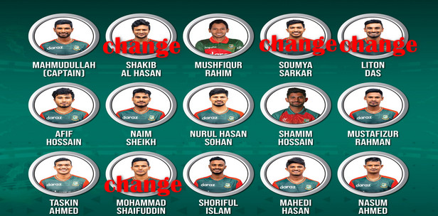 পাকিস্তানের বিপক্ষে টি-টোয়েন্টি সিরিজের জন্য বাংলাদেশের প্রাথমিক স্কোয়াড চূড়ান্ত