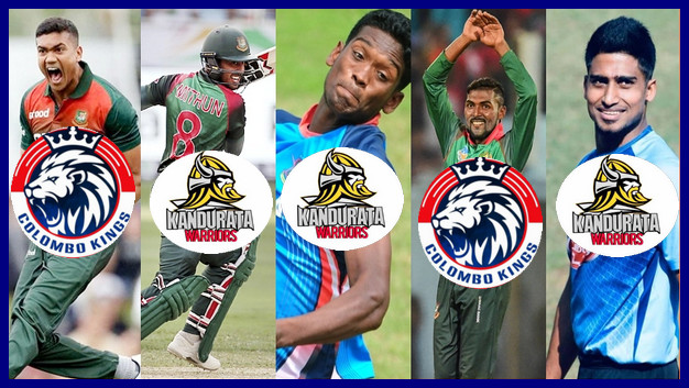 লঙ্কান প্রিমিয়ার লিগ ২০২১ : এক নজরে দেখেনিন ৬ দলের চুড়ান্ত স্কোয়াড