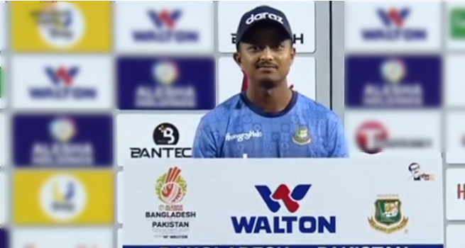 ম্যাচ না জিতলেওদুর্দান্ত ব্যাটিং ও বোলিংয়ের জন্য বড় অংকের টাকা পুরস্কার পেল মাহেদি