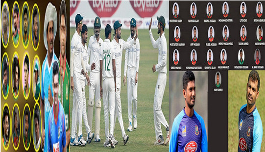 দুই নতুন মুখ নিয়ে চমক দিয়ে ১৬ সদস্যের টেস্ট স্কোয়াড ঘোষণা করলো বিসিবি