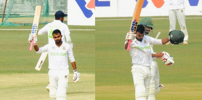 চার ছক্কার ঝড়ে টানা দ্বিতীয় সেঞ্চুরি হাঁকালেন হৃদয়-অমিত