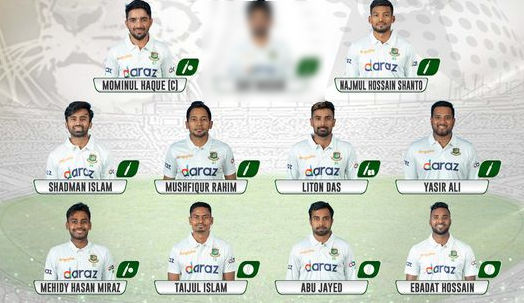এক পরিবর্তন নিয়ে কিউইদের বিপক্ষে ২য় টেস্ট ম্যাচের জন্য শক্তিশালী একাদশ ঘোষণা করলো বাংলাদেশ