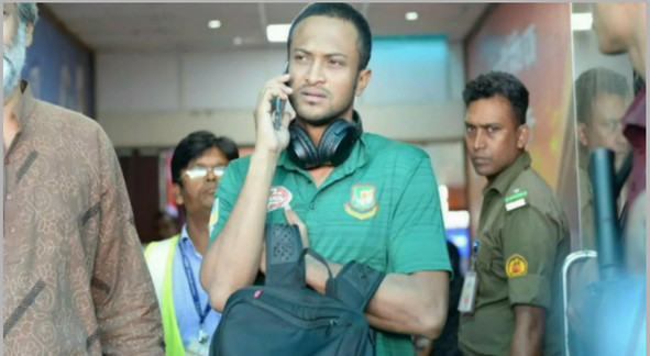 বিসিএলে খেলতে যুক্তরাষ্ট্র থেকে দেশে ফিরলেন সাকিব আল হাসান