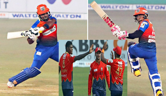 সাকিব গেইলদের বরিশালের দেওয়া পরপর ডাবল ধাক্কায় দিশেহারা মুশফিকের খুলনা