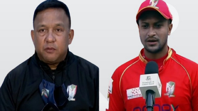 সাকিব সামনে থেকে নেতৃত্ব দিয়েই বরিশালকে ফাইনালে পৌঁছে দিয়েছে : সুজন