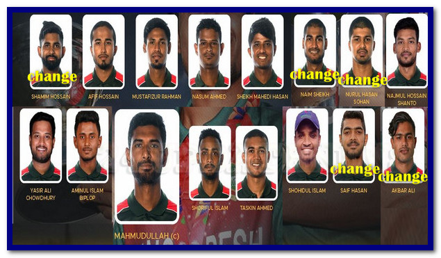 ৫ জনকে বাদ দিয়ে আফগানিস্তানের বিপক্ষে টি-২০ সিরিজের জন্য বাংলাদেশ দল ঘোষণা
