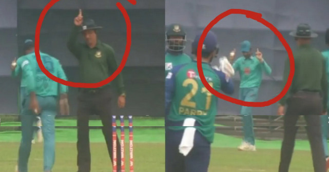 আম্পিয়ার দিলেন আউট, দুর্দান্ত ক্যাচ ধরেও মাহমুদুল্লাহ বললেন ছক্কা