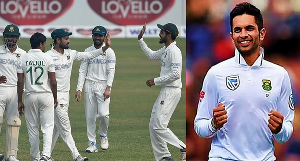 টাইগারদের প্রশংসায় আফ্রিকান স্পিনার কেশব মহারাজ